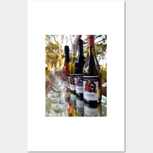 Whos Pouring  - Adelaide Hills Wine Region - Fleurieu Peninsula - by South Australian artist Avril Thomas Posters and Art